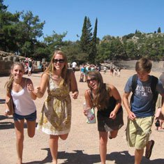 Explorica Students in Marathon Greece